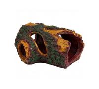 Adorno de cueva de acuario, casa de árbol de resina, refugio para mascotas, decoración para mascotas pequeñas, tortugas y acuarios, decoración de exhibición, refugio de vivarium, adorno de terrario,