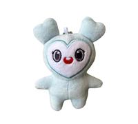 Adorno de dibujos animados de muñeca de ídolo de Corea del Sur Superestrella de peluche Llavero Decoración de mochila Accesorios para fanáticos Regalo