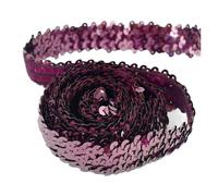 Adorno de encaje con lentejuelas 2/5/10M 30mm adorno de encaje lentejuelas banda elástica brillante ropa vestido cinta cortina encajes tela accesorios costura DIY(Color 4,30mm-10Meters)