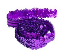 Adorno de encaje con lentejuelas 2/5/10M 30mm adorno de encaje lentejuelas banda elástica brillante ropa vestido cinta cortina encajes tela accesorios costura DIY(Color 16,30mm-10Meters)