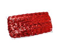 Adorno de encaje con lentejuelas Cinta de encaje lentejuelas 2/5/10 metros y 15mm, banda trenzada con cuentas, cinta decorativa for ajuste ropa escenario, accesorios costura DIY(Color 1,15mm-2Meters)