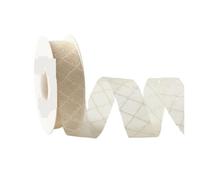 Adorno de encaje con lentejuelas Cinta en forma de diamante 25MM, lentejuelas doradas y plateadas, borla encaje, ramo Floral, pajarita, materiales accesorios(Color 8)