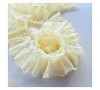 Adorno de encaje, Diadema grande en forma de corazón con pliegues, diseño suave(Light Yellow)