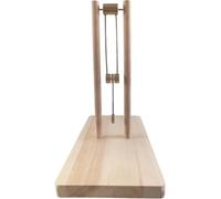 Adorno de Escritorio de péndulo Doble, Herramienta de Aprendizaje científico Stem para armar, Escultura de energía cinética para decoración de Oficina y hogar, decoración ensamblaje Madera caótica