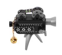 Adorno de Escritorio Proyector de Cine Antiguo Mini, Plástico Negro