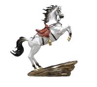 Adorno de Estatua de Atracción de Riqueza Adorno de Caballo Guerra latón for decoración Sala Estar y Oficina Decoración de Riqueza