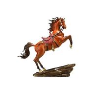 Adorno de Estatua de Atracción de Riqueza Adorno de Caballo Guerra latón for decoración Sala Estar y Oficina Decoración de Riqueza