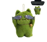 Adorno de gato de felpa, colgante de bolsa de peluche de gato,Llavero con dijes para mochila de estudiante, decoración de dibujos animados, colgante de bolsa de juguetes de figura de dibujos animados