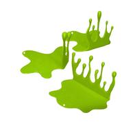 Adorno de gota de sangre de Halloween, escultura espeluznante de metal, gotita de sangre de Halloween, decoración gótica de temporada para uso en interiores y exteriores para comedor, estantería