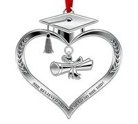 Adorno de graduación 2026, regalos de graduación de clase de 2026, adorno de metal para árbol de Navidad, decoración para universidad, escuela secundaria, enfermera, doctorado