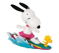 Adorno de Hallmark Keepsake Peanuts - Diseño de Surf de Snoopy y Woodstock