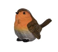 Adorno De Jardín De Robin De Poliresina 15cm - Diseño Aleatorio