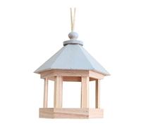 Adorno De JardíN Pajarera De Madera Que Cuelga El Comedero para Pájaros Salvajes para Jardín Al Aire Libre En Interiores para Terraza Granja