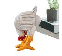Adorno de lámpara de huevo de gallina, luz nocturna de gallo alimentada por USB, luz nocturna de resina humorística para ambiente de dormitorio, exhibición de cocina, mesa de noche, acento de estante