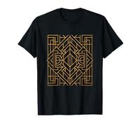 Adorno de línea geométrica simétrica Camiseta
