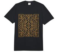 Adorno de línea geométrica simétrica Comfort Colors Adult Heavyweight T-Shirt