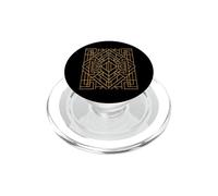 Adorno de línea geométrica simétrica PopSockets PopGrip para MagSafe