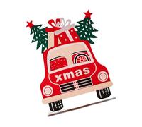 Adorno de madera con letras del alfabeto de madera, decoración de mantel de Navidad, decoración moderna para el hogar, escritorio, oficina, escritorio, Navidad, acento de madera