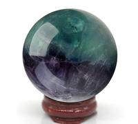 Adorno de meditación esfera cristal Feng Shui piedra pulida, 65 mm(30mm)