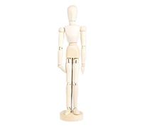 Adorno de muñeca de maniquí masculino de madera, maniquí articulado de maniquí de madera para s | Maniquí de con base - Herramienta educativa para dibujar figuras humanas para estudiantes de arte