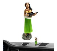 Adorno de muñeca hawaiana para salpicadero, cabezones hawaianos para salpicadero - Figura de muñeca hawaiana Swing Dance Girl,Adornos de muñecas Bobblehead para el hogar, oficinas, decoración de vehíc