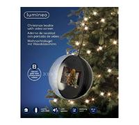 ADORNO DE NAVIDAD CON PANTALLA DE VIDEO Ø15CM