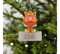 Adorno de Navidad Personalizado Rey Gaspar - Decoración navideña en madera - Vintiun - Personalizable con nombre