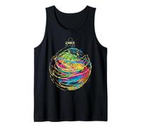 Adorno de Navidad X-Mas Family Art Ornamento de Navidad Camiseta sin Mangas