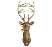 Adorno de pared con cabeza 3D, decoración de ciervo, adornos de conejo, esculturas de pared de cabeza de animal, estatua de arte moderno, cabezas de animales, accesorios para el hogar, decoración de