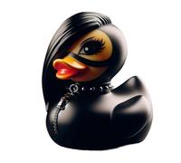 Adorno de pato, pato roquero de la muerte, pato punk gótico para salpicadero, figura de animal para seguidores de la cultura punk, coleccionistas con temática de demonio, amantes del anime