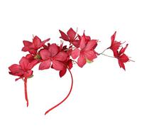 Adorno de pelo floral romántico, ajustable, con hojas suaves y verdes, para damas de honor, sesiones de fotos, regalo, joyería ligera para el cabello de boda