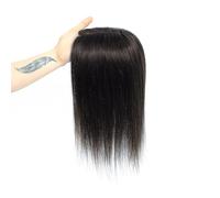 Adorno de pelo for mujer, base de encaje de cabello humano, postizos brasileños de 10-18 pulgadas, extensiones de cabello rectas con clip en una pieza for cabello adelgazante (Size : 10 inches 25cm,