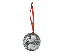 Adorno de peltre de armadillo, amuleto de cerdo hormiguero, recuerdo de viaje, adorno de recuerdo de Texas