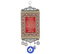 Adorno de Perlas de Mal de Ojo Azul Turco Amuleto Alfombra Colgante de Cristal Azul Delicado Inicio Lucky Lucky Decoración Decoración de Pared