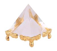 Adorno de Pirámide deCurativo Energético, Decoración del Hogar para la Paz y la Armonía, Corte Manual, Gran Festival y Regalo Conmemorativo, Reduce la Radiación