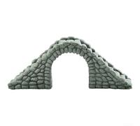 Adorno de puente de piedra arenisca verde en miniatura para paisajismo de acuario y decoración de jardín bonsái con textura realista de rocalla y pasos hechos a mano en nuevo diseño de estilo chino