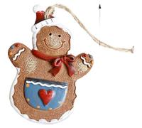 Adorno de resina para árbol de galleta pintado a mano, decoración de
