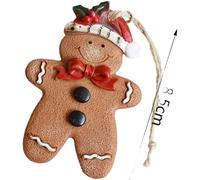 Adorno de resina para árbol de galleta pintado a mano, decoración de