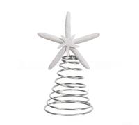 Adorno de resina y espuma para árbol de Navidad con construcción que añade alegría navideña clásica a las decoraciones de temporada (blanco)