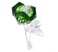 Adorno de rosa con diseño simulado para decoración del hogar y colocación creativa para mejorar el estilo interior (verde)