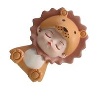 Adorno Decorativo de Resina para Tartas de Fiesta Infantil Amarillo