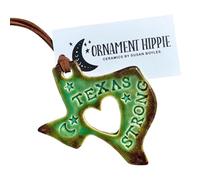 Adorno decorativo de Texas, dije acrílico para coche, colgante hueco en forma de corazón, diseño ligero resistente a los arañazos para espejo retrovisor, camión, hogar, dormitorio, 3.15 x 1.97 x 0.12