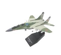 Adorno estático a Escala 1/100 para la colección de cazas aleación MiG-29 Modelo conmemorativo Accesorio Escritorio Juego de Pasatiempos en Miniatura