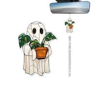 Adorno Fantasmas Encantador | Colgantes De Fantasmas Lectores para Halloween - Colgante 2D Acrílico Decoración Hogar Favoritos Fiesta Navidad Escaparate Puerta Pared