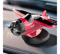 Adorno giratorio para salpicadero de coche, adornos de coche con forma de avión, adornos de coche de rotación silenciosa que alivia la fatiga, accesorios para el interior del coche