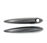 Adorno Manija Cromado Auto Compatible Con MINI Para Mk II Para Cover Hard Top Series Para R56 2006-2013 Cubierta Manija Puerta Coche Piezas Automóvil Negras Brillantes O Fibra De Carbono
