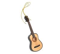 Adorno Modelo de Guitarra en Miniatura, Madera Realista con Cordón, Material de Primera Calidad para Decoración de Fiesta en el Hogar, Oficina, Opción de Regalo