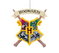 Adorno navide o con el escudo de Hogwarts de Harry Potter de Hallmark
