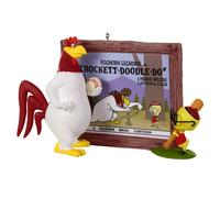 Adorno navide o de recuerdo Hallmark con fecha de 2019 de Looney Tunes Foghorn Leghorn Crockett Crocket Doodle Doo