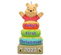 Adorno navide o de recuerdo Hallmark con fecha de 2022, Disney Winnie the Pooh, la primera Navidad del beb
